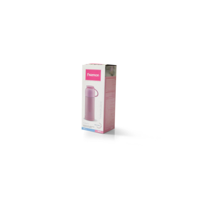 Termos pentru copii Fissman, otel inoxidabil/ABS, 350 ml, roz [5]