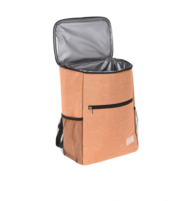 Rucsac termorezistent Excellent Houseware, poliester, 30x19x42 cm, 20 l, portocaliu [4]