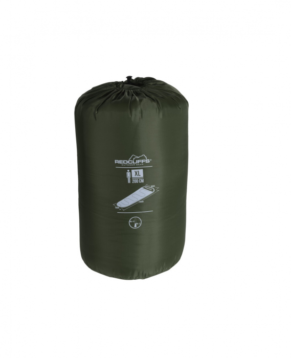Sac dormit Redcliffs-Mummy, poliester, 230x80 cm, kaki [2]
