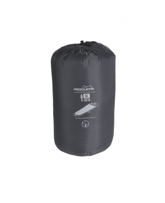 Redcliffs-Mummy sleeping bag, polyester, 230x80 cm, grey [2]
