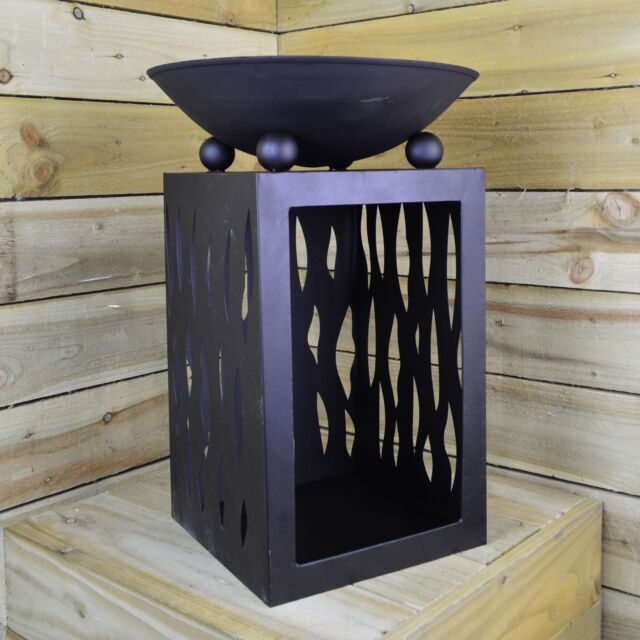 Ambiance outdoor fireplace, metal, 65x45 cm, black [3]