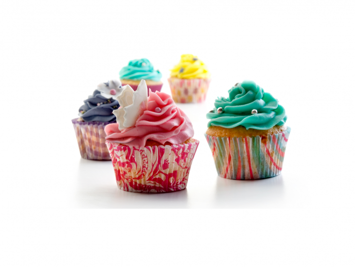 Set 100 forme briose Ibili-Baking Cups, hartie, 7.5x4 cm, multicolor [2]