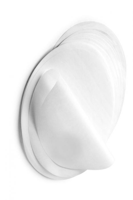 Set of 100 hamburger paper dividers, paper, 11 cm, white [2]