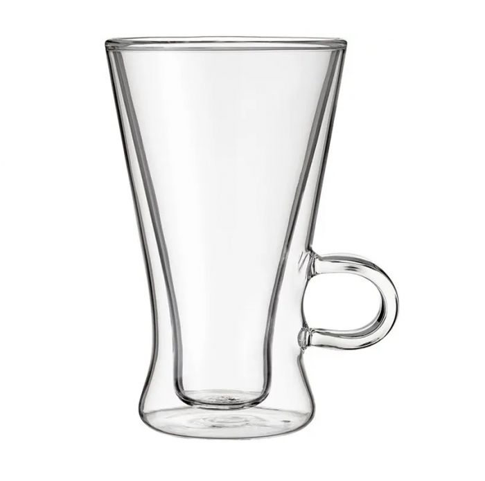 Set 2 cesti latte macchiato Judge, sticla borosilicata, 11x13.5 cm, 320 ml, transparent [5]