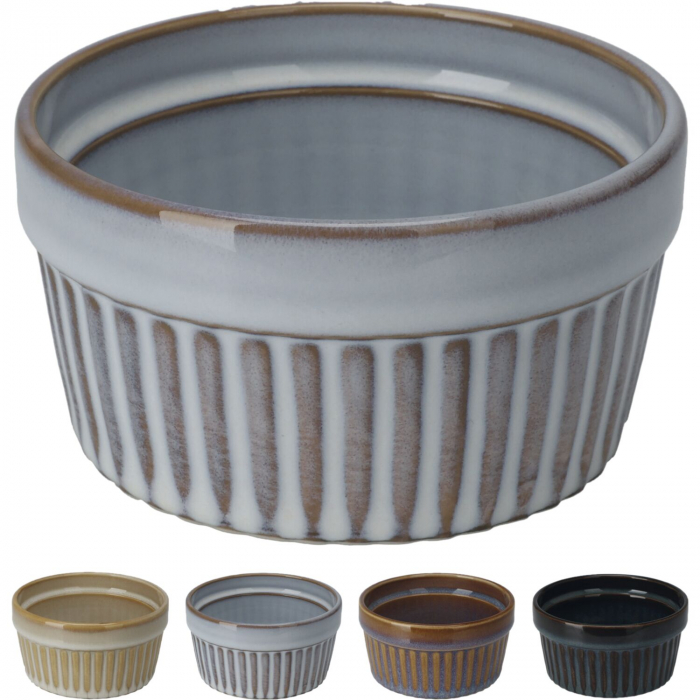 Set 2 ramekini Excellent Houseware, ceramica, 9.5x5 cm, 200 ml, crem [3]