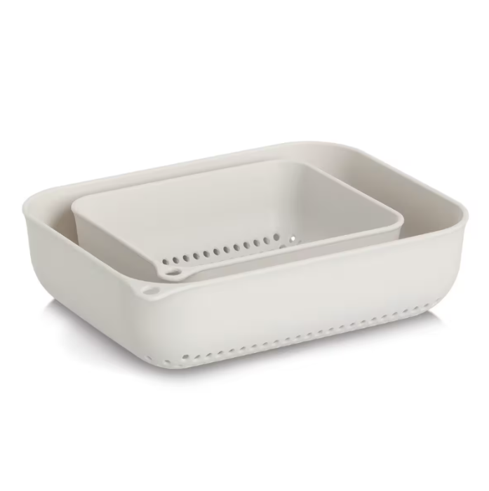 Set 2 strecuratori Zeller, plastic, 24x19x7 cm, crem [2]