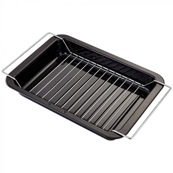 Set 2 tavi cuptor Judge Essentials, otel carbon, negru [3]