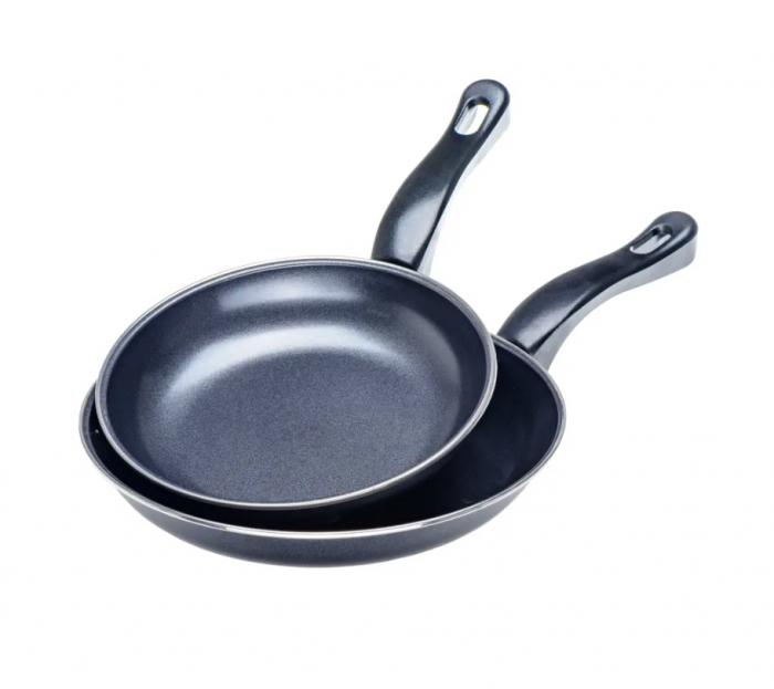 Set 2 tigai Excellent Houseware, otel carbon, 20/24 cm, negru [3]