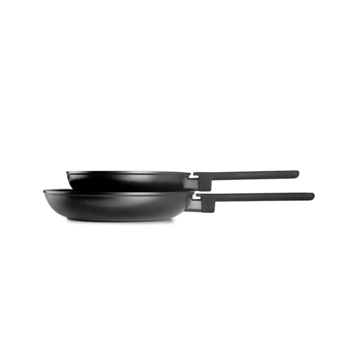 Set 2 tigai Ibili Duero, aluminiu forjat, 20/24 cm, negru [1]