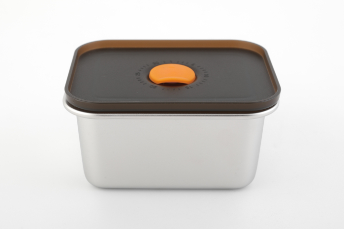 Set 3 caserole Carl Schmidt Sohn, otel inoxidabil/plastic, 0.4 l/ 1 l / 1.25 l, alb/negru [6]