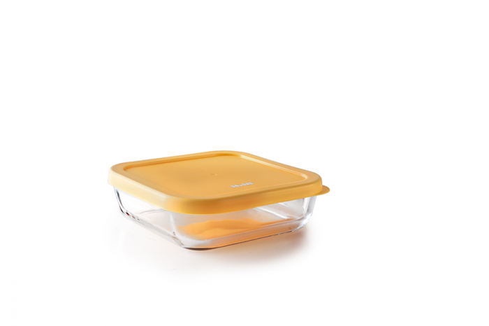 Set 3 caserole Ibili, sticla borosilicata, 610/1170/1940 ml, transparent/multicolor [3]