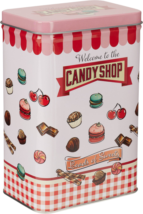 Set 3 cutii alimente Excellent Houseware, metal, multicolor [7]