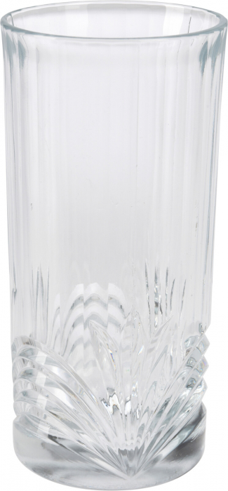 Set 3 pahare Excellent Houseware, sticla, 7x14 cm, 380 ml, transparent [5]