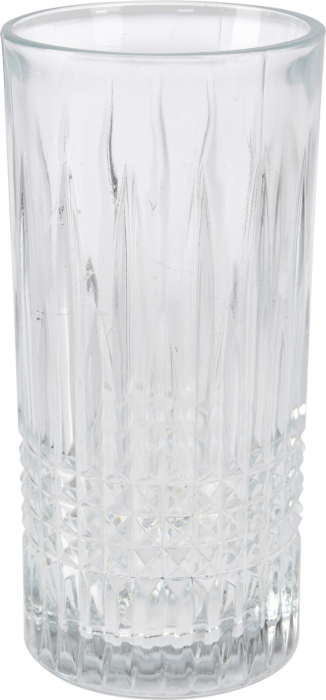 Set 3 pahare Excellent Houseware, sticla, 7x14 cm, 380 ml, transparent [6]