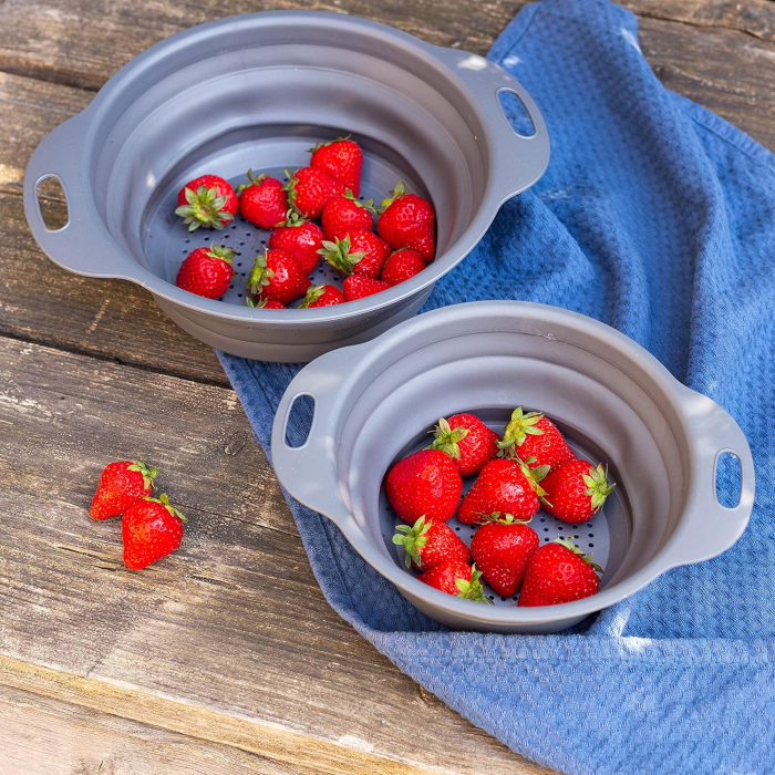 Set 3 strecuratori pliabile Swiss Haus-Bakeware, polipropilena, negru [13]