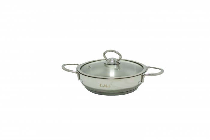Set 3 tigai OMS-Eggpan, otel inoxidabil 18/10, 16/18/20 cm, argintiu [4]