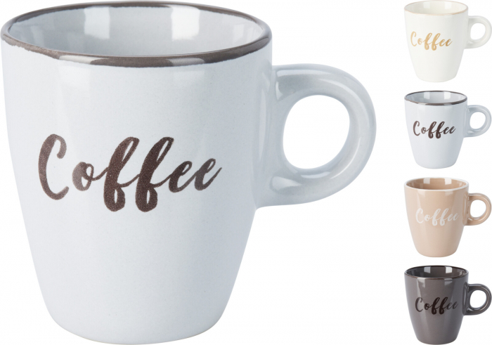 Set 4 cani Excellent Houseware, ceramica, 220 ml, multicolor [2]