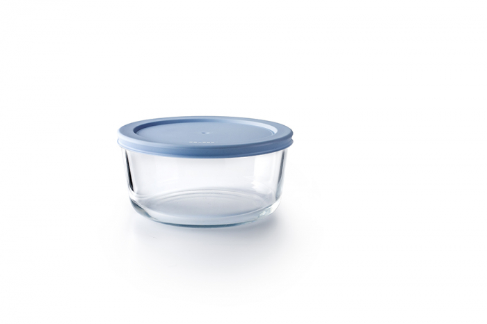 Set 4 caserole Ibili, sticla borosilicata, 234/472/944/1652 ml, transparent/multicolor [5]