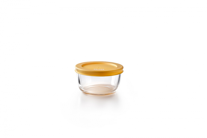Set 4 caserole Ibili, sticla borosilicata, 234/472/944/1652 ml, transparent/multicolor [3]