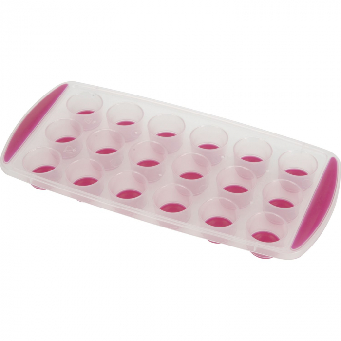 Set of 4 ice cube trays Excellent Houseware, silicone, 24x11x2.5 cm, multicolored [3]