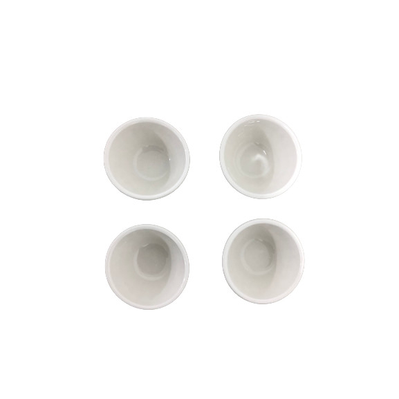 Set 4 mini-boluri servire Excellent Houseware, ceramica, 6x3.5 cm, alb [2]