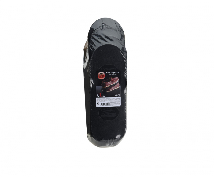 Set 4 organizatoare incaltaminte Excellent Houseware, polipropilena,10.5x26.3x15 cm, negru [2]