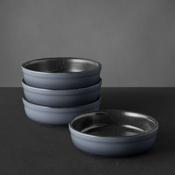 Set 4 ramekin copt BergHOFF-Gem Line,12,5x3,5cm,negru [3]