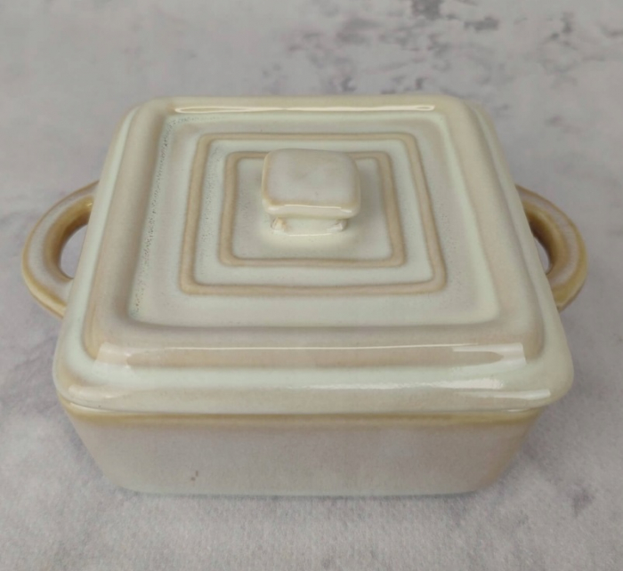 Set 4 ramekini cu capac Koopman, ceramica, 14x10.5x6.5 cm, 240 ml, patrat [3]