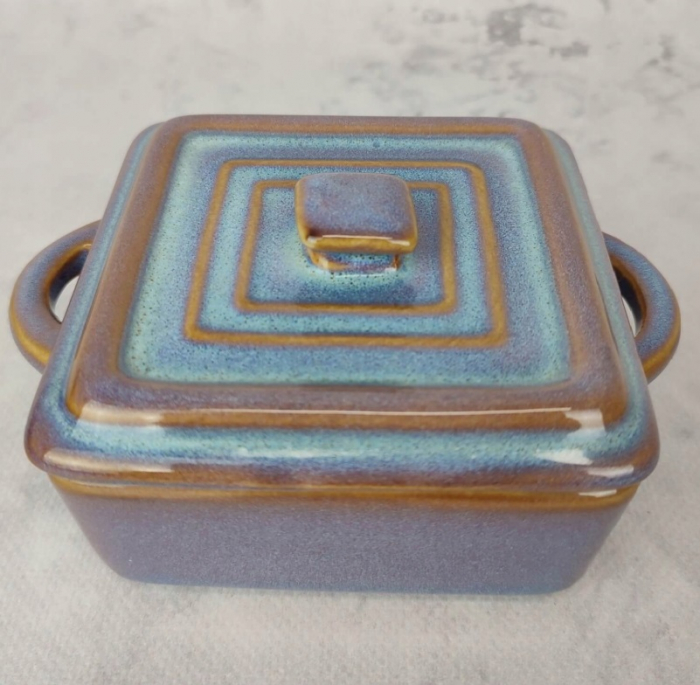 Set 4 ramekini cu capac Koopman, ceramica, 14x10.5x6.5 cm, 240 ml, patrat [4]