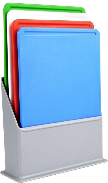 Set 4 tocatoare cu suport  Excellent Houseware, plastic, 20x15 cm, multicolor [1]