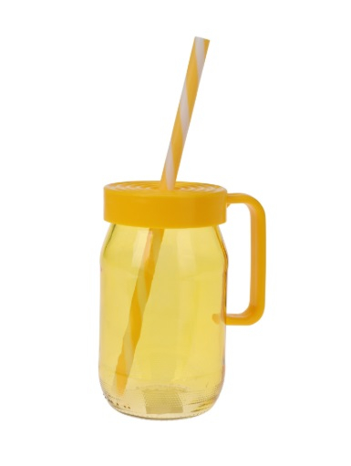 Set 6 cani pentru limonada Koopman, sticla , 7x12 cm, 370 ml, multicolor [7]