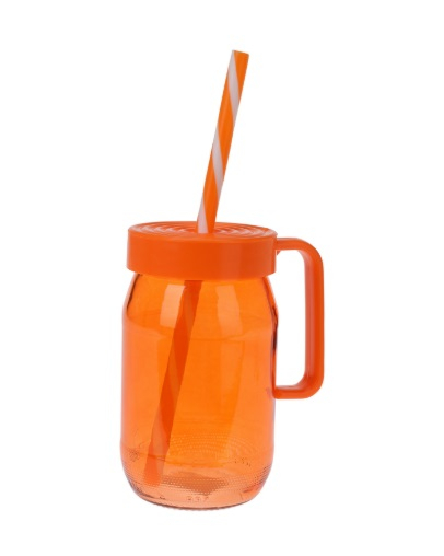 Set 6 cani pentru limonada Koopman, sticla , 7x12 cm, 370 ml, multicolor [6]