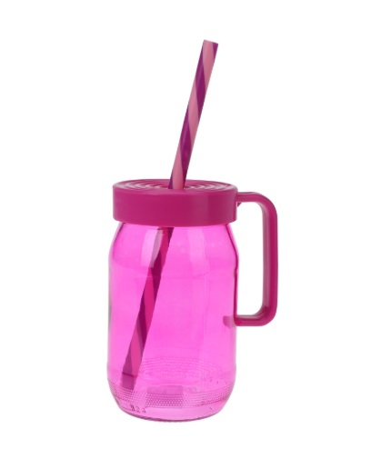 Set 6 cani pentru limonada Koopman, sticla , 7x12 cm, 370 ml, multicolor [5]