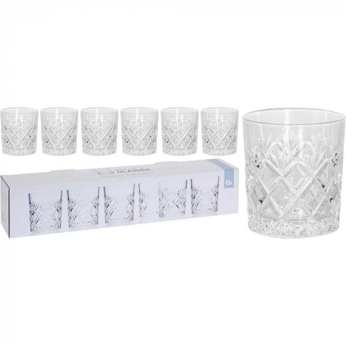 Set 6 pahare whiskey Koopman-Excellent Houseware, sticla, transparent [4]