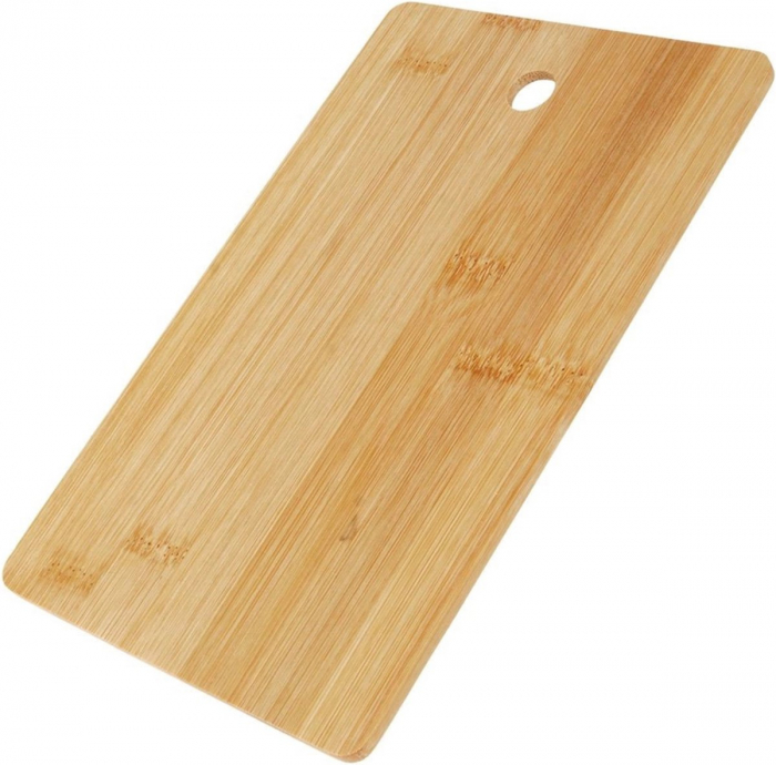 Set of 6 chopping boards with stand Excellent Houseware, bamboo/metal, 22x14x4 cm, brown/black [4]