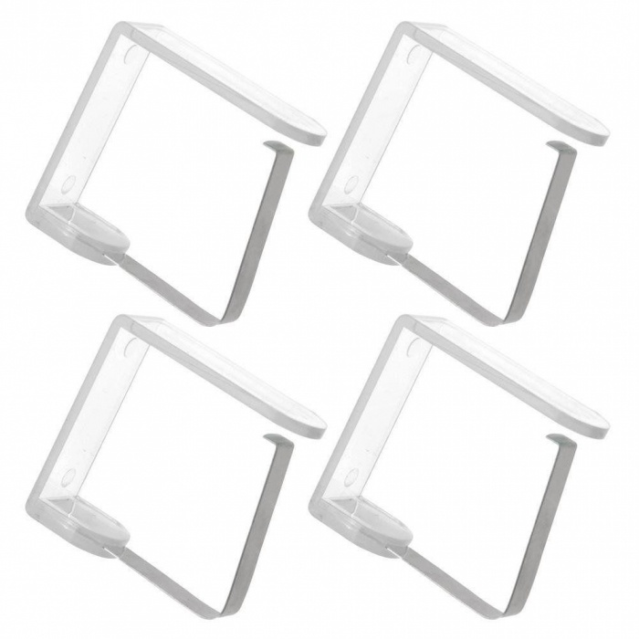 Set 8 clipsuri masa Excellent Houseware, plastic, 5x4 cm, transparent [5]