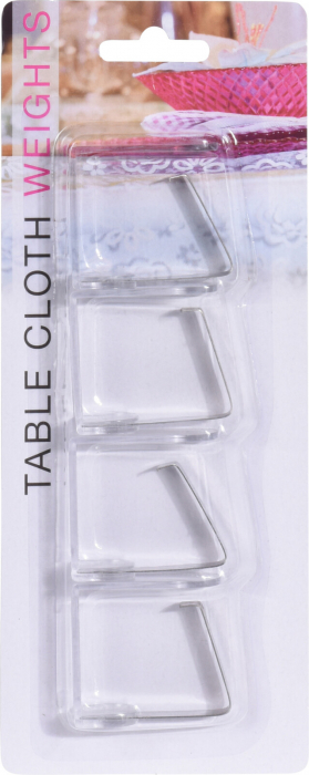 Set 8 clipsuri masa Excellent Houseware, plastic, 5x4 cm, transparent [3]