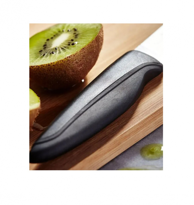 Judge-Sabatier IP knife set with stand, carbon steel, 9.5x12x36 cm, black/silver [5]