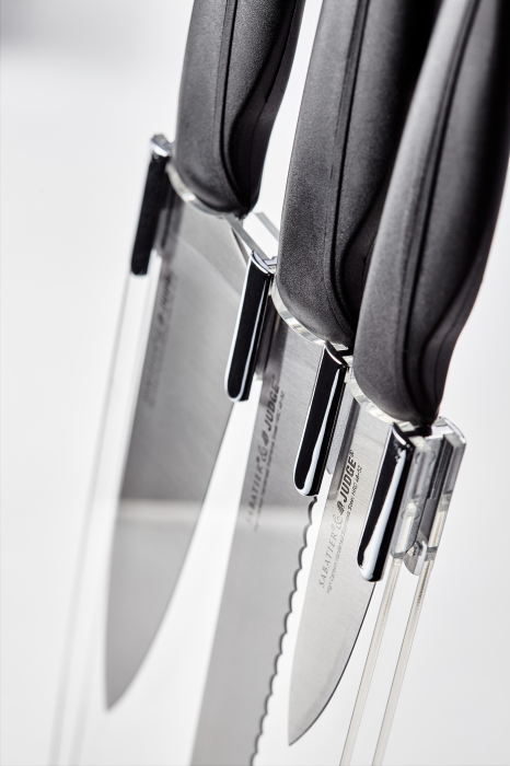Judge Sabatier IP knife set with stand, stainless steel, 35.5/8/13.5, black/silver [3]