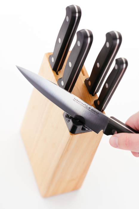 Judge Sabatier IV knife set with stand, stainless steel, 34/7/14 cm, brown/black/silver [5]