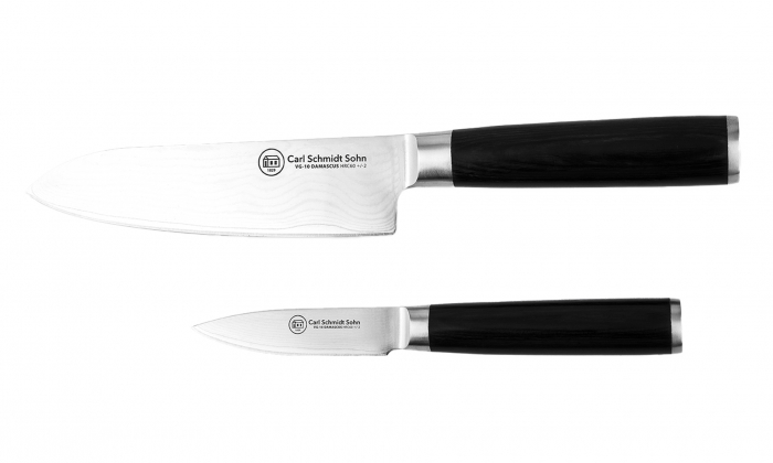 Set-doua-cutite-Carl-Schmidt-Sohn-Konstanz-otel-damasc-VG10-9-18-cm-argintiu-negru [2]