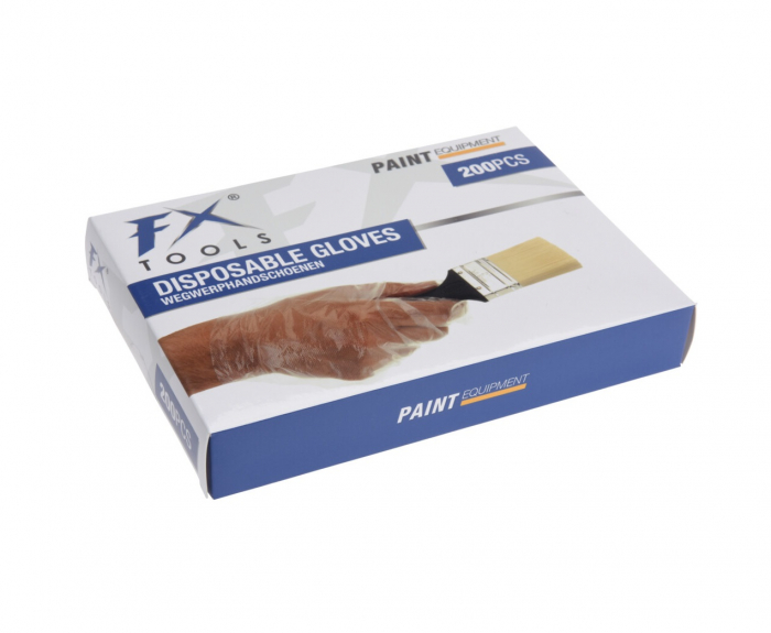 Set manusi unica folosinta Excellent Houseware, polietilena, 200 buc, transparent [2]