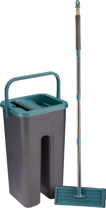 Set mop cu galeata Koopman International, plastic/metal, 19x17x36cm, gri [2]