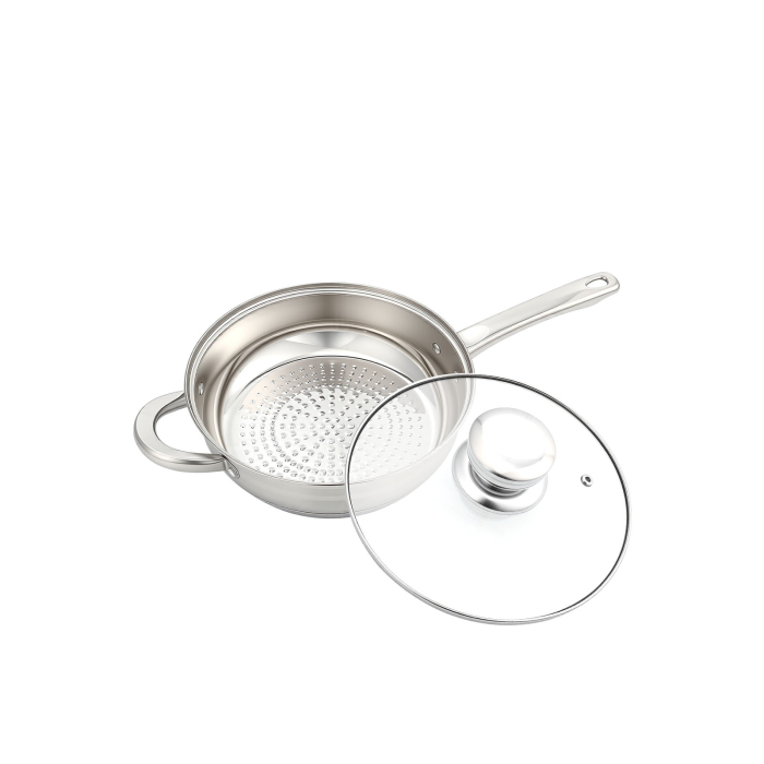 Set oale 12 piese Swiss Haus-Montreaux, otel inoxidabil, 16/18/20/24 cm, argintiu [8]