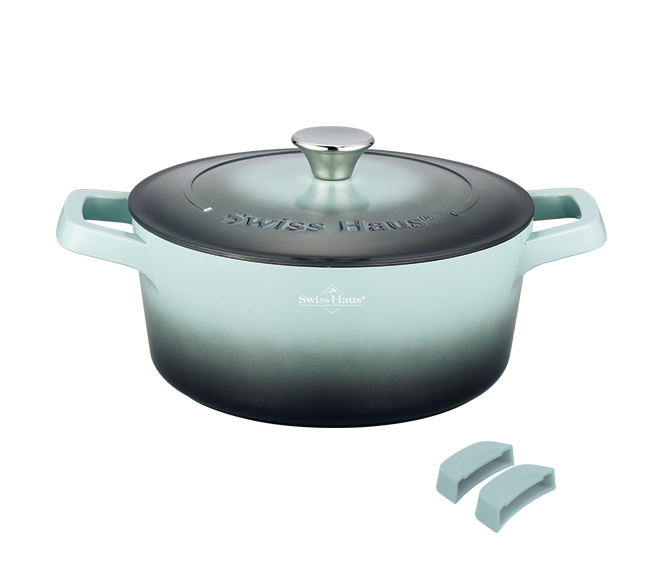 Set oale 17 piese Swiss Haus-Geneva, aluminiu, 16/20/24/28 cm, negru [5]