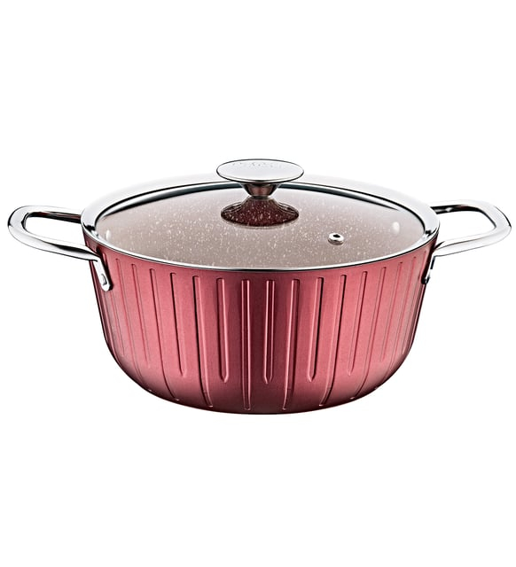 Set oale 7 piese OMS-Colonna, aluminiu/granit, visiniu [3]