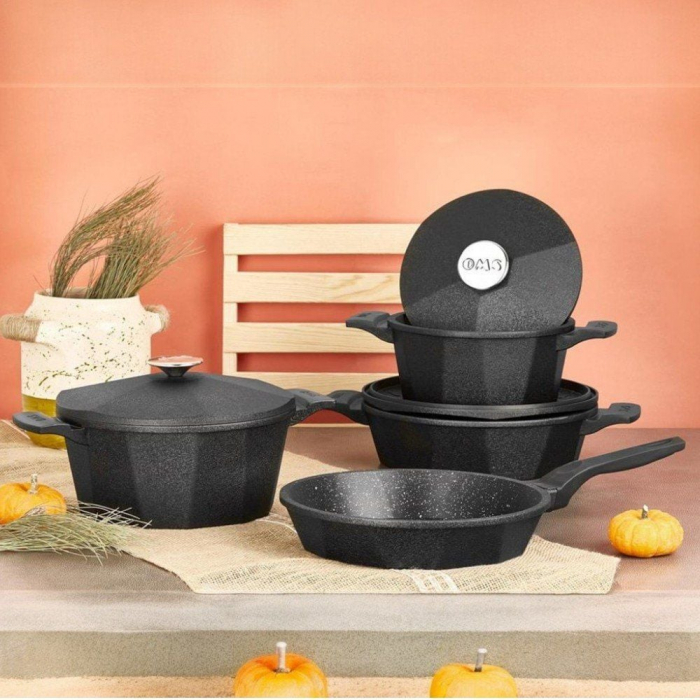Set oale 7 piese OMS-Dodeca, aluminiu, negru [6]
