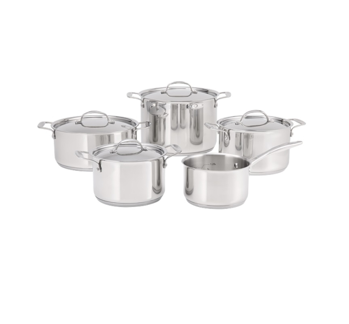 Set oale 8 piese Judge Essentials, otel inoxidabil 18/10, 16/18/20/24 cm, argintiu [3]