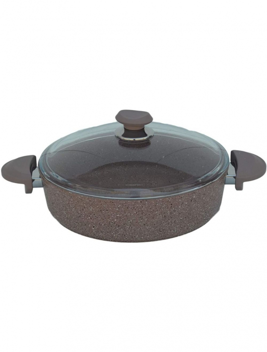 Set oale 9 piese OMS, aluminiu/granit, maro [5]