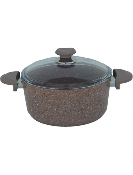 Set oale 9 piese OMS, aluminiu/granit, maro [3]